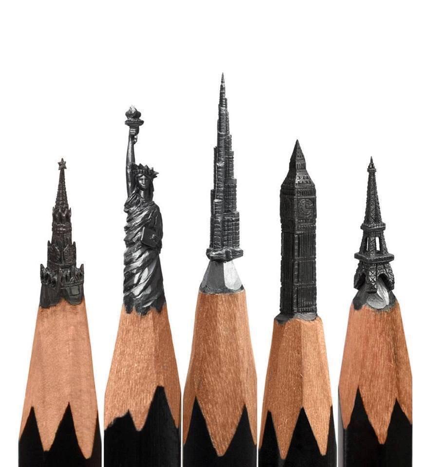 Art Carved Into Pencil Lead