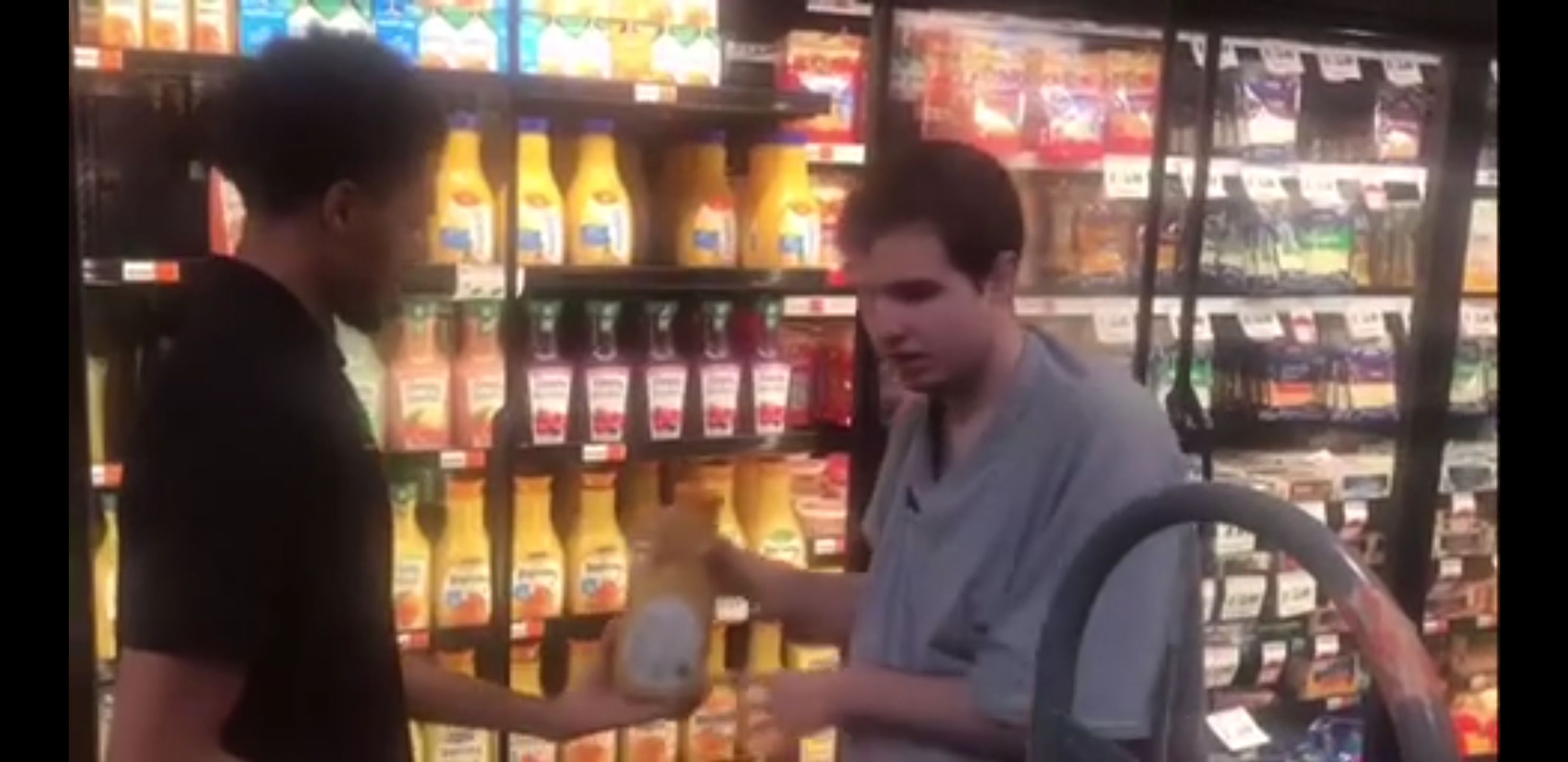 Store Stocker Shows Compassion On Young Man With Autism