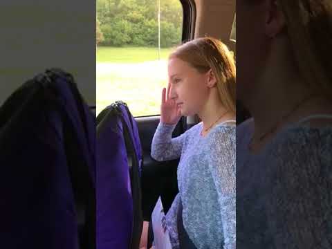Dad Creates A Celebration When Dropping Off Daughter At School