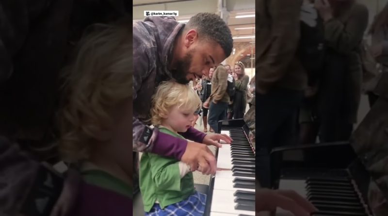 Little Boy Takes Over Public Piano Playing Spot 😆